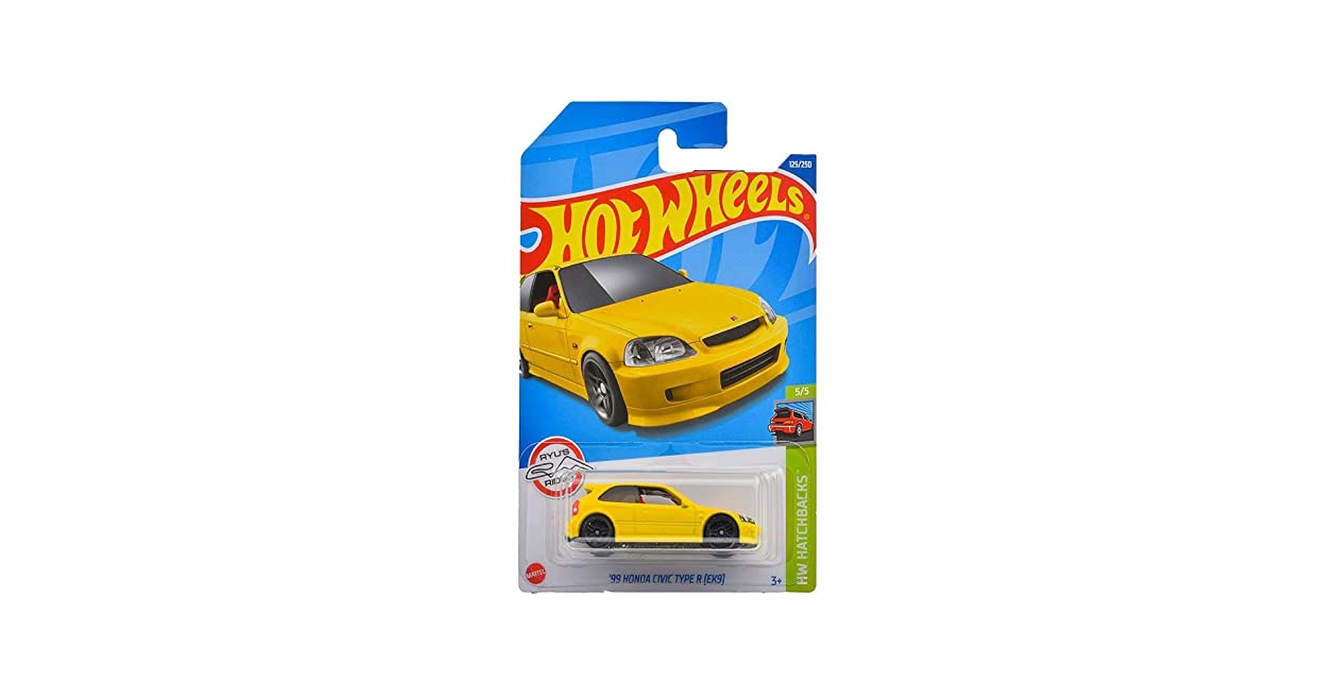 Amazon.com: Hot Wheels 2022 - '99 Honda Civic Type R [EK9